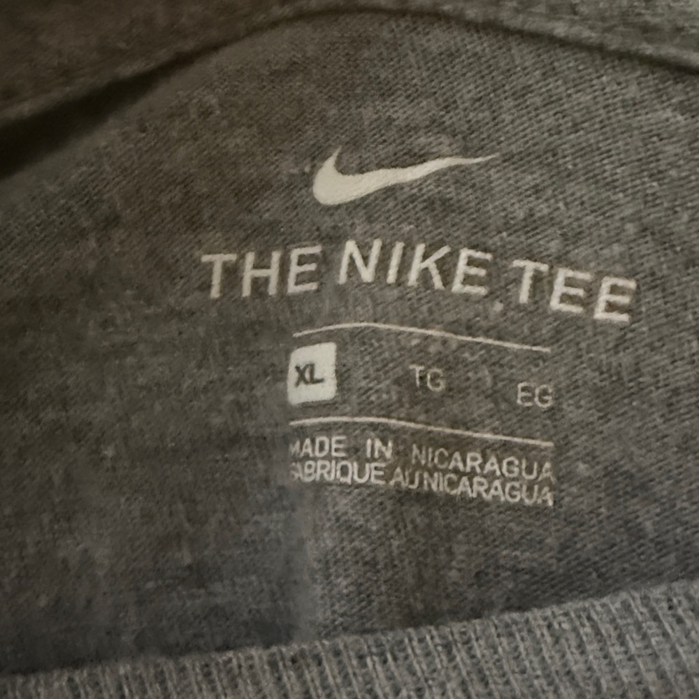 Nike Air Blue and Gray Youth Tee - Picture 3 of 3